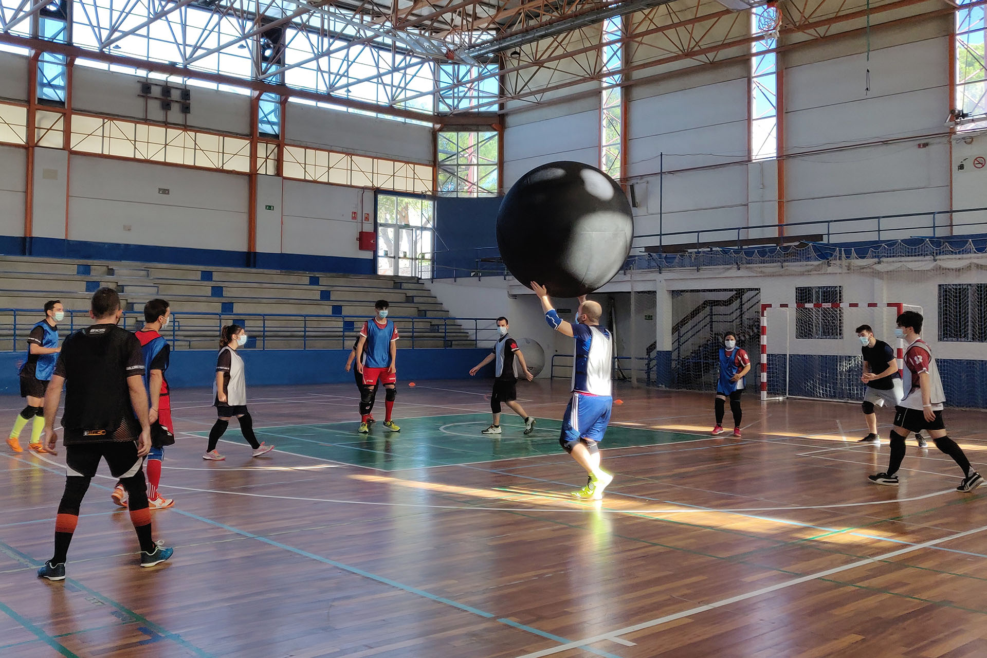 Jugamos al KIN-BALL en Madrid