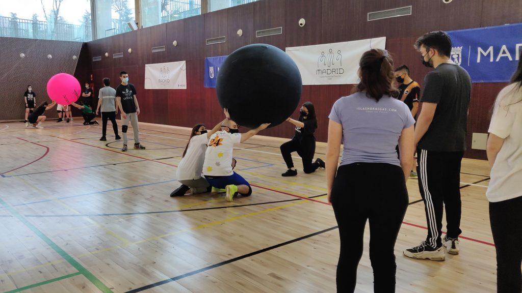 Jugamos al KIN-BALL en Madrid