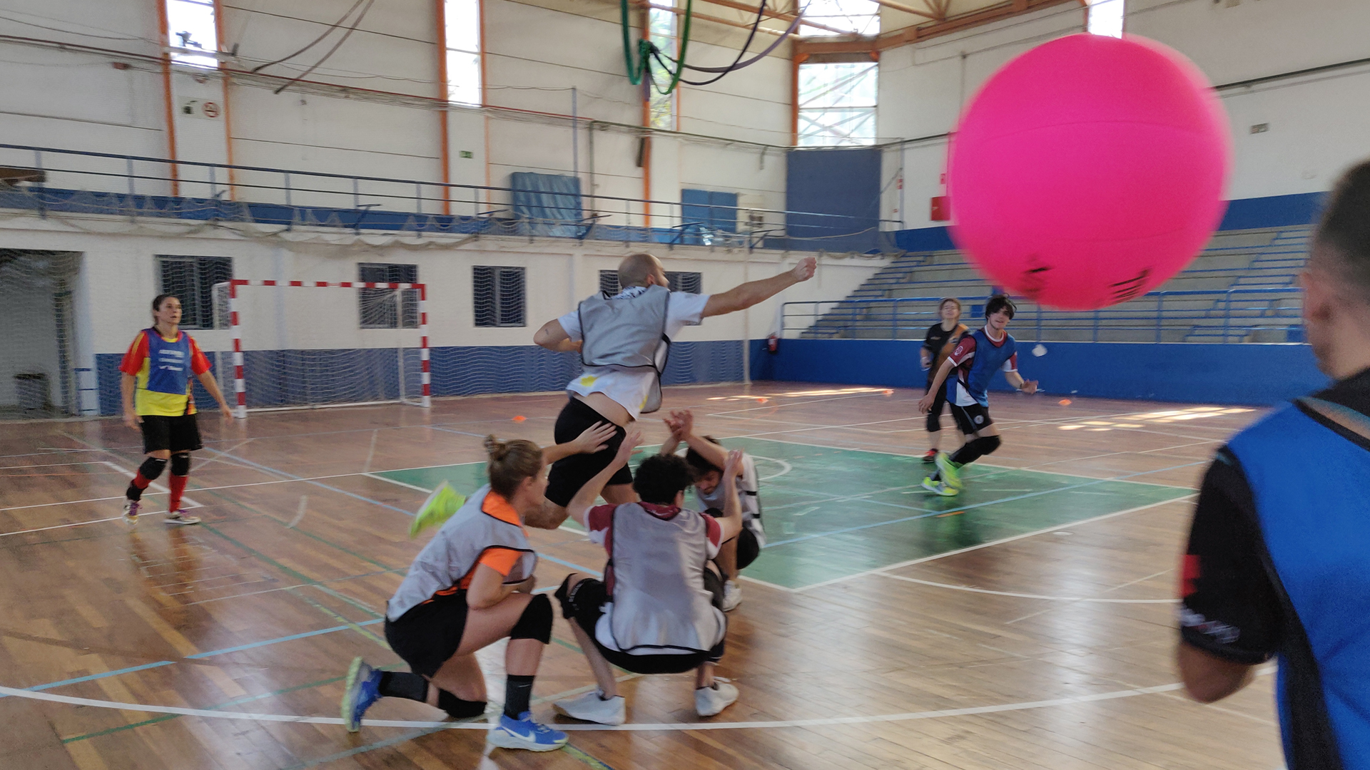 Jugamos al KIN-BALL en Madrid