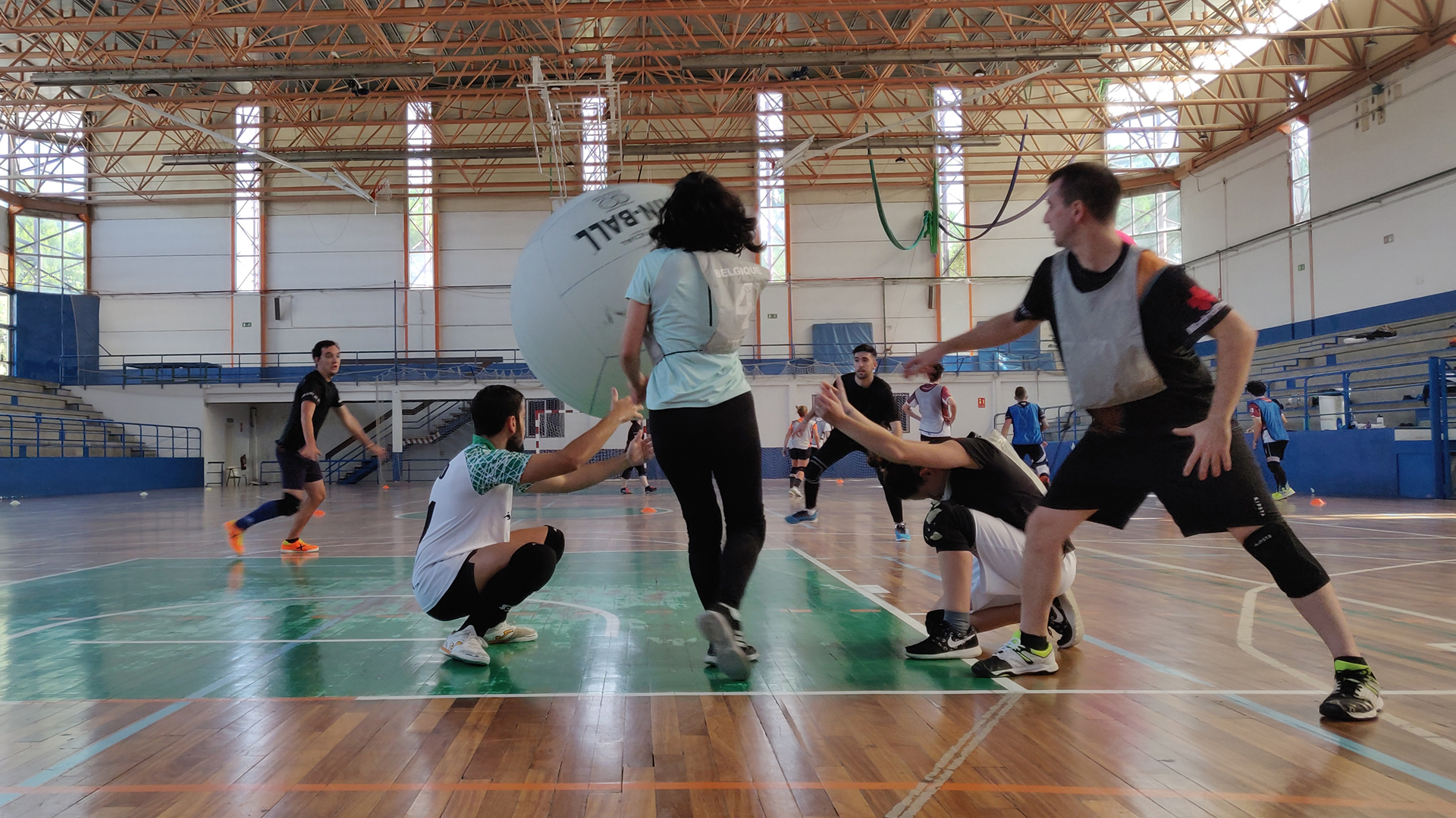 Jugamos al KIN-BALL en Madrid