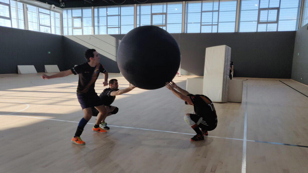 Jugamos al KIN-BALL en Madrid