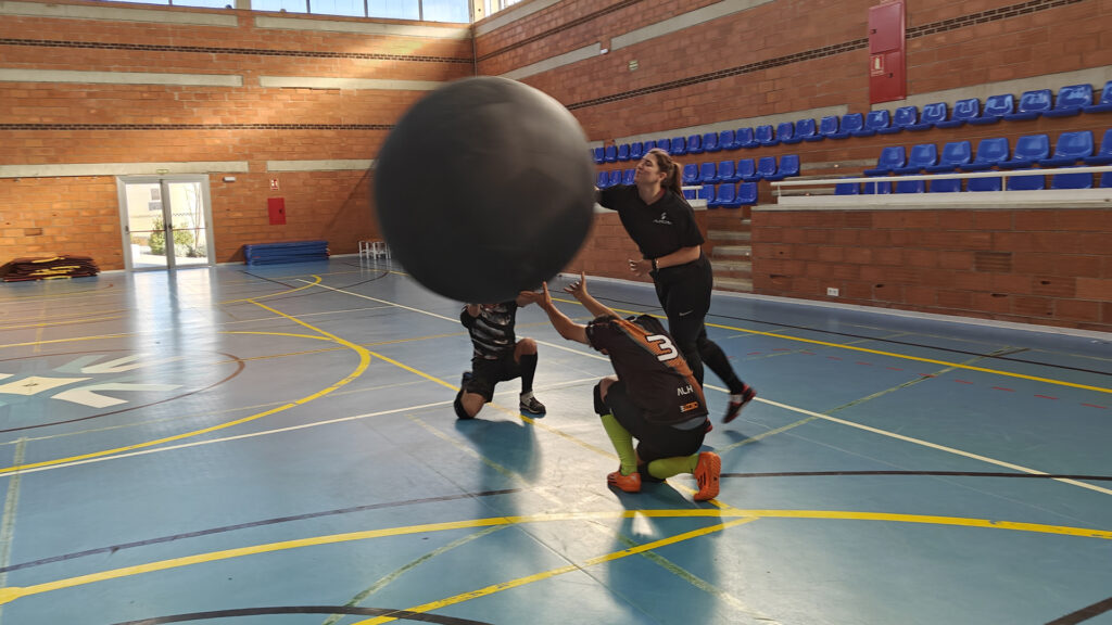 Jugamos al KIN-BALL en Madrid