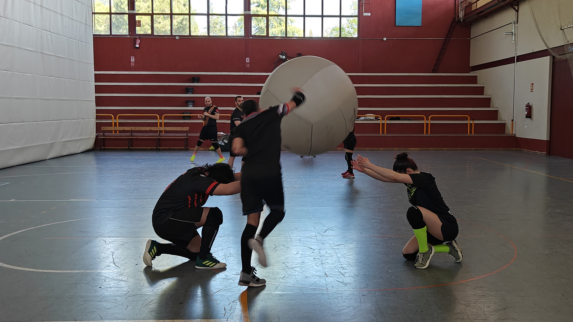 Jugamos al KIN-BALL en Madrid